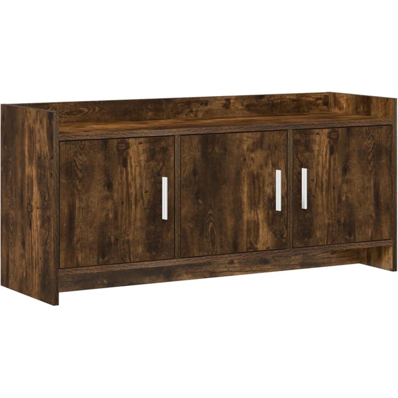 Έπιπλο Τηλεόρασης VidaXL 102 x 33 x 47 cm - Καπνιστή Δρυς