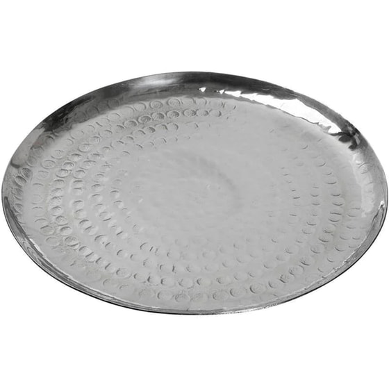 Διακοσμητικός Δίσκος Espiel από Αλουμίνιο 23x1.5cm - Ασημί image 0