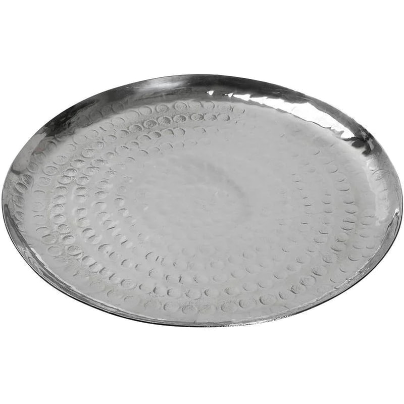 Διακοσμητικός Δίσκος Espiel από Αλουμίνιο 23x1.5cm - Ασημί