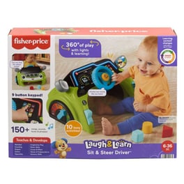 Fisher Price Laugh & Learn Sit & Steer Driver Εκπαιδευτικό Αυτοκινητάκι