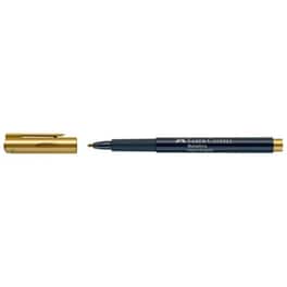 Μαρκαδόρος Γραφής Faber Castell Μεταλλικός Χρυσό 1.5 mm