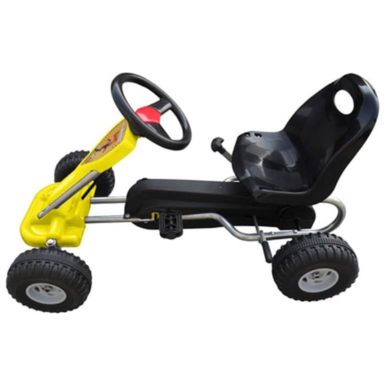 Παιδικό Go Kart με πετάλια Vidaxl Κίτρινο image 1