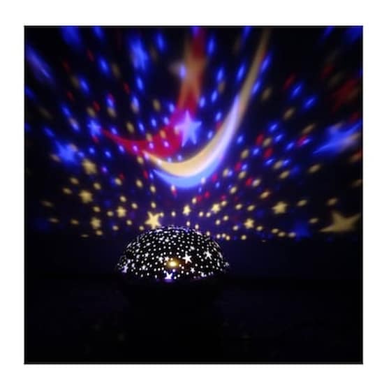 Περιστρεφόμενο Φωτιστικό Δωματίου Μωβ image 1