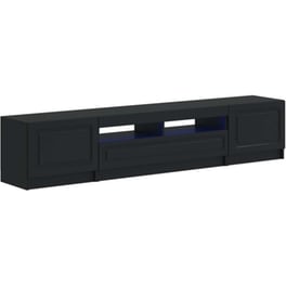 Έπιπλο Τηλεόρασης VidaXL UTRECHT με LED 3 τμχ 198 x 35 x 40 cm - Μαύρο
