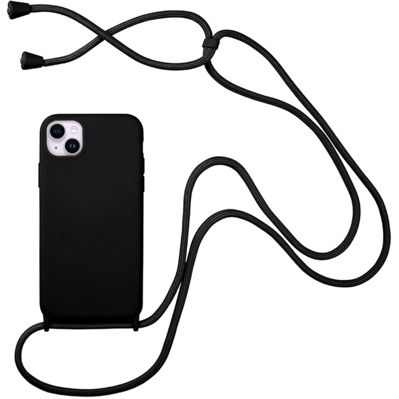 Θήκη Apple iPhone 14 Plus - My Colors CarryHang Strap - Μαύρο