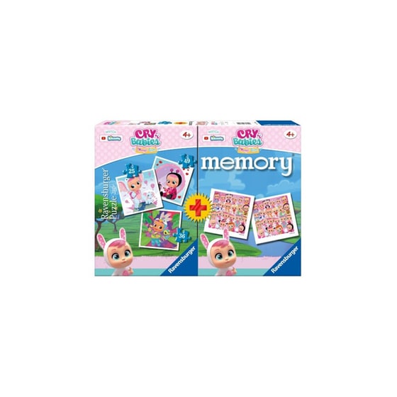 Επιτραπέζιο Ravensburger Puzzle και Memory Crybabies image 0