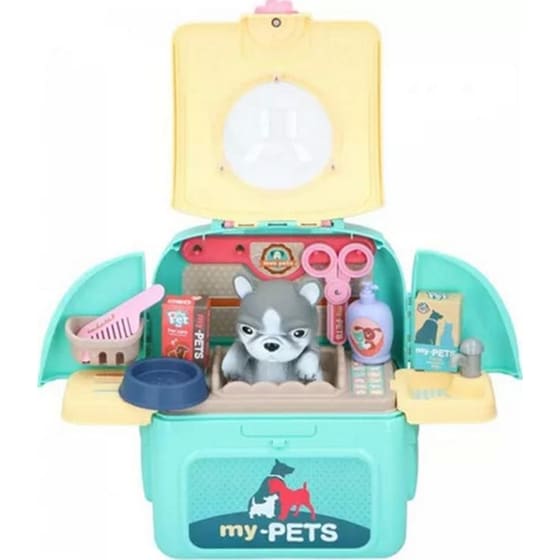 Παιδικό Eddy Toys Σετ Κατοικιδίων Σε Πτυσσόμενο Βαλιτσάκι Πλάτης image 2