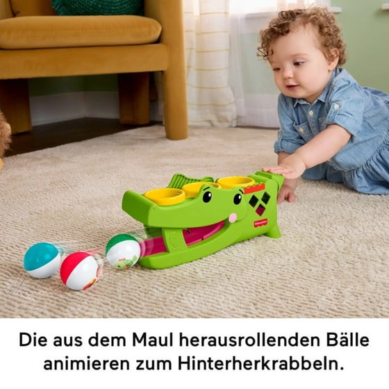 Παιχνίδι Fisher Price Κροκόδειλος με Μπαλίτσες image 5