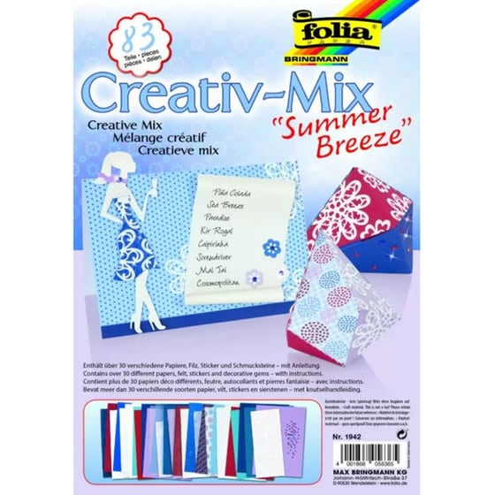 Folia Δημιουργικό Σετ Χειροτεχνίας 83 Τμχ - Καλοκαιρινή Αύρα image 0