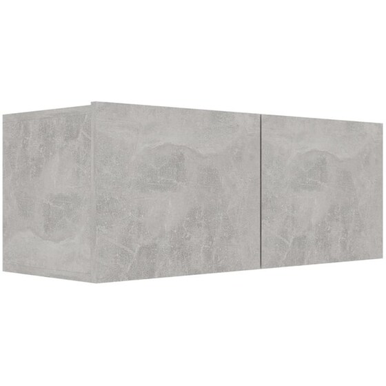 Έπιπλα Τηλεόρασης VidaXL Μοριοσανίδα 6 Τμχ 60x30x30cm - Γκρι image 4