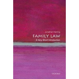 Family Law- A Very Short Introduction