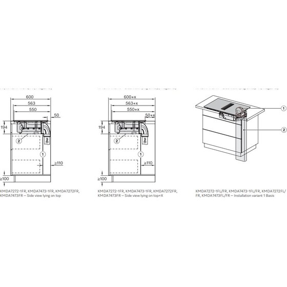 MIELE KMDA7272-1FR 80.6 cm Μαύρο Επαγωγική Εστία Αυτόνομη image 6