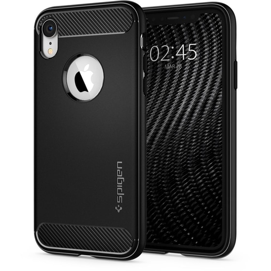 Θήκη Apple iPhone XR - Spigen Rugged Armor - Matte Black image 0