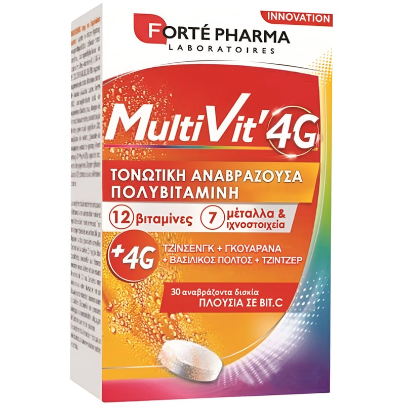 Forte Pharma Multivitamin 4G - 30 δισκία