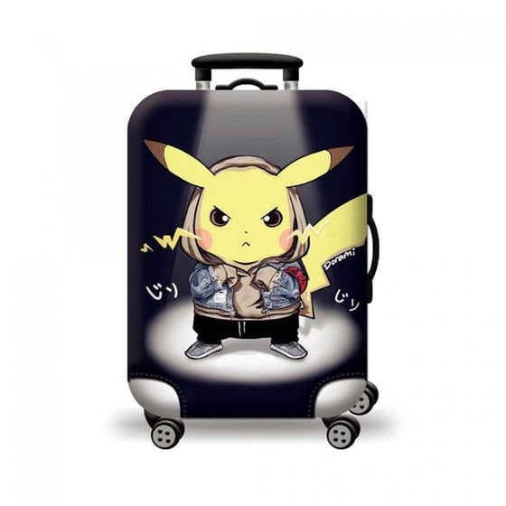 Κάλυμμα Βαλίτσας Amber Small Angry Picachu image 0
