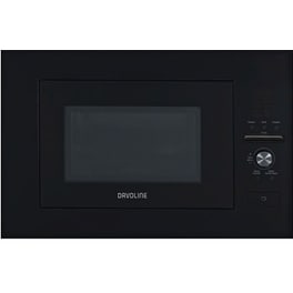 DAVOLINE MCBD  920 BL 20 Lt Μαύρο με Grill Εντοιχιζόμενος Φούρνος Μικροκυμάτων