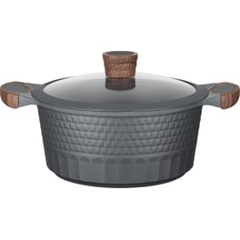Κατσαρολάκι Ρηχό RESTO Capella-93503 από Χυτό Αλουμίνιο 24 cm 4.6 L Μαύρο