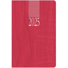 Ημερολόγιο Διήμερο 2025 Θεοφύλακτος 12M 6.5x10 cm Woodline Κόκκινο