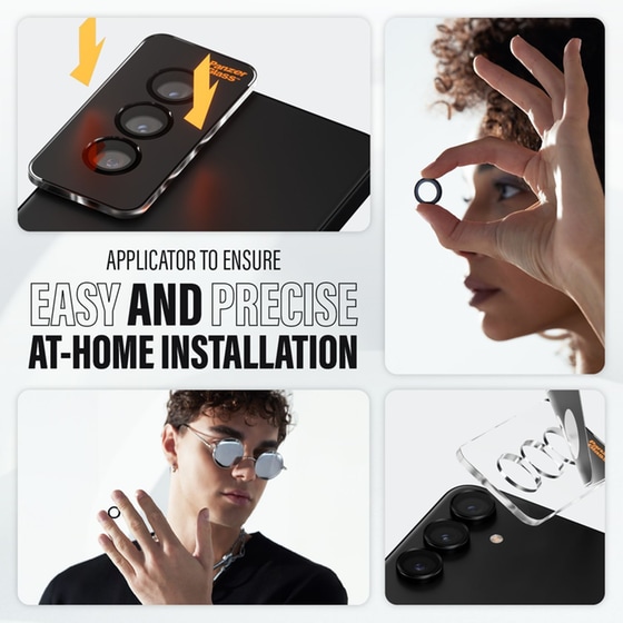Προστατευτικό κάμερων Samsung Galaxy S24 Plus - PanzerGlass Hoops Black Anti-Scratch image 10