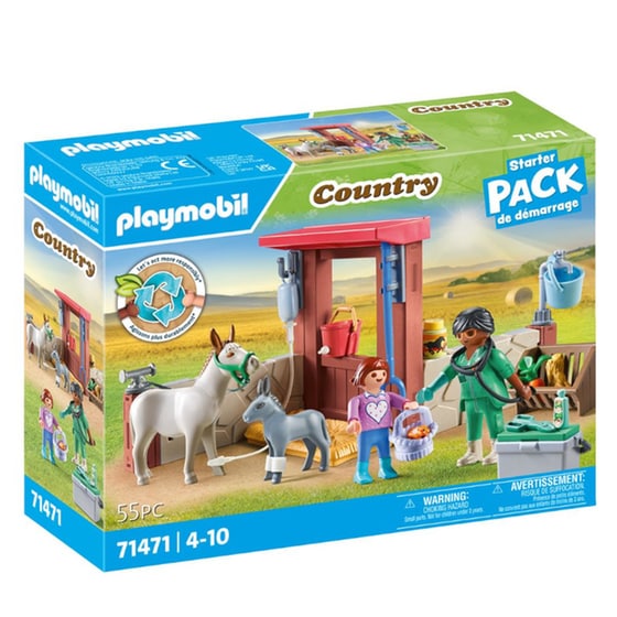 PLAYMOBIL® Country Starter Pack Φροντίζοντας τα γαϊδουράκια (71471) image 0