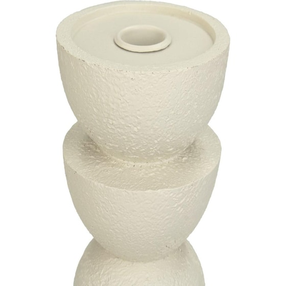 Κηροπήγιο ArteLibre Στολίδι Ιβουάρ Polyresin 11 x 11 x 23 cm image 1