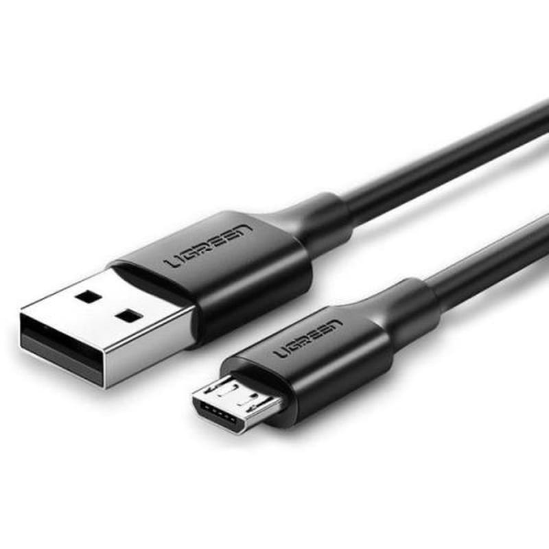 Καλώδιο δεδομένων Ugreen Regular USB 2.0 σε micro USB 1m - Μαύρο (60136)