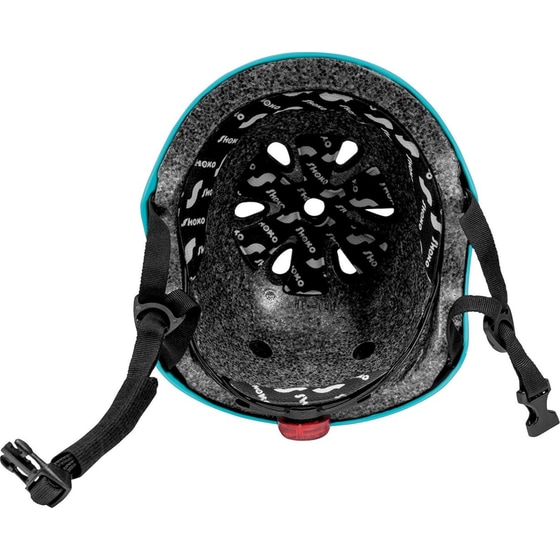 Παιδικό Κράνος SHOKO με Φως Minty Monsters Medium (51-54 cm) - Γαλάζιο με Σχέδιο image 5