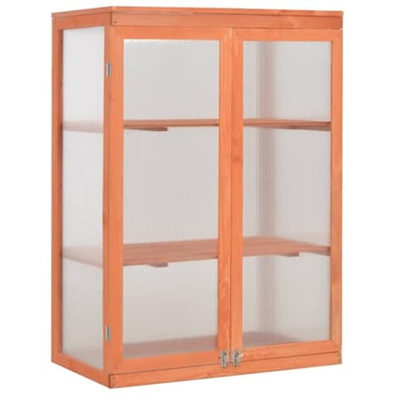 Vidaxl Θερμοκήπιο 75 X 47 X 109 Εκ. Ξύλινο image 0