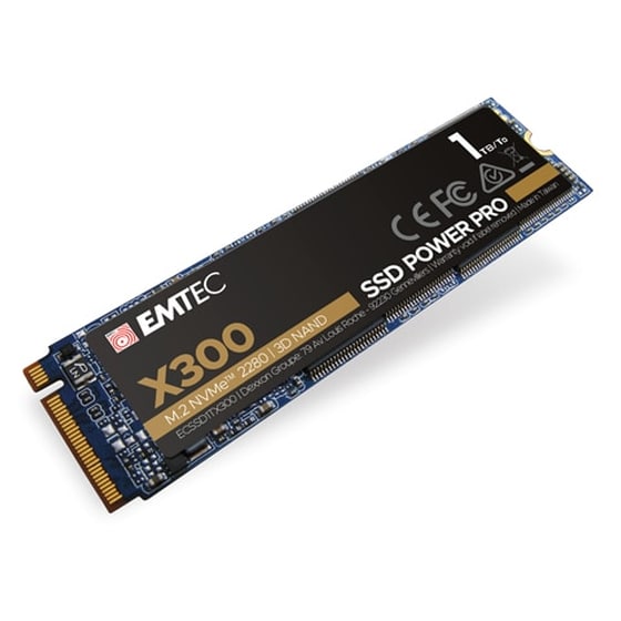 Εσωτερικός SSD Emtec X300 NVMe M.2 1TB PCI Express 3.0 3D NAND image 0