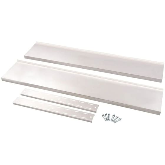 Ράφι Τοίχου VidaXL από Ανοξείδωτο Ατσάλι 150x30 cm - Γκρι image 1