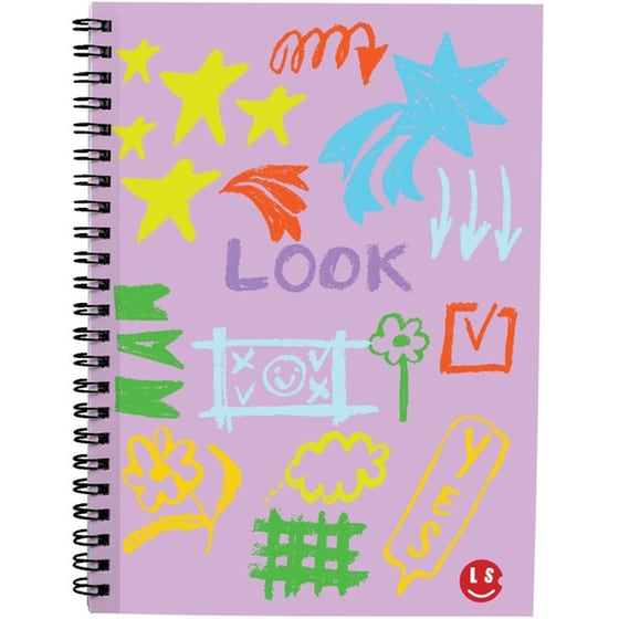 Τετράδιο Σπιράλ Lycsac Α4 2 Θεμάτων City Bolds (1 Τεμάχιο) image 0