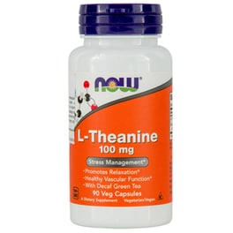 Αμινοξύ Now L-theanine 100mg - 90 κάψουλες