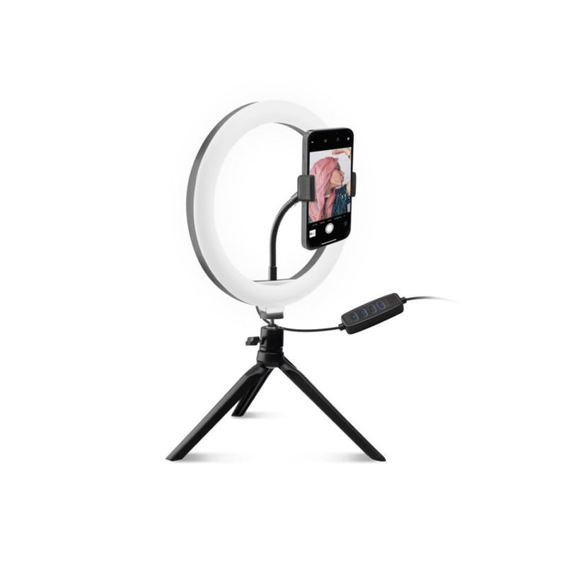 Τρίποδο Selfie Ring Light Sbs 20 cm - Μαύρο