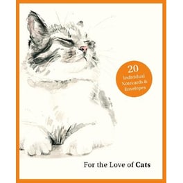 For the Love of Cats: 20 Individual Notecards and Envelopes