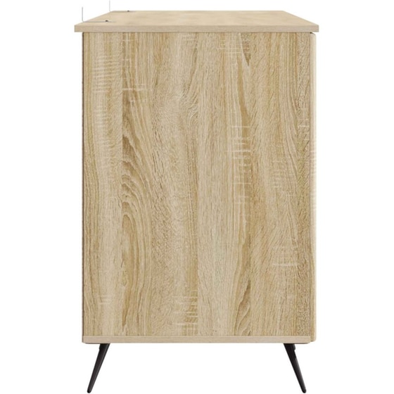 Γραφείο VidaXL από Επεξεργασμένο Ξύλο 142,5x50x75 cm - Sonoma Δρυς image 1