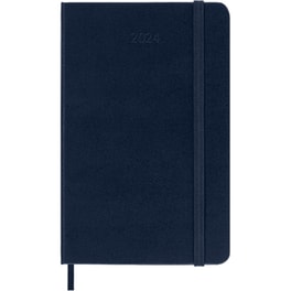 Ημερολόγιο Ημερήσιο Moleskine 2024 Pocket 12Μ Sap. Blue Σκληρό