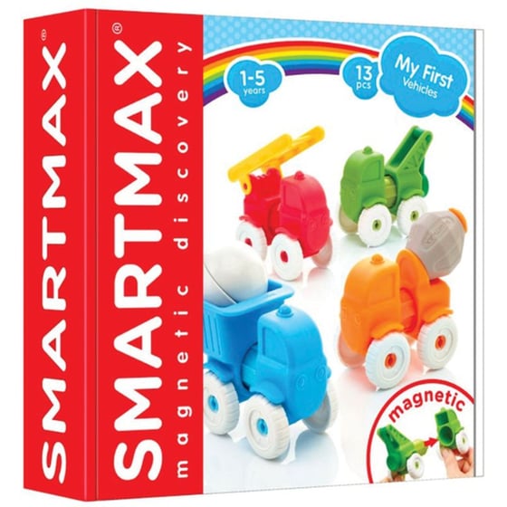Smartmax Κατασκευές Με Μαγνήτη 'τα Πρώτα Μου Οχήματα' 13τμχ. image 0