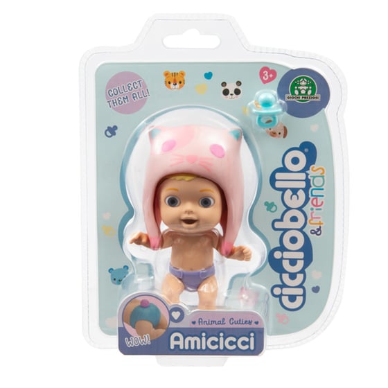 Cicciobello Amicicci Κουκλάκι Animal Cuties (5 Σχέδια) image 13