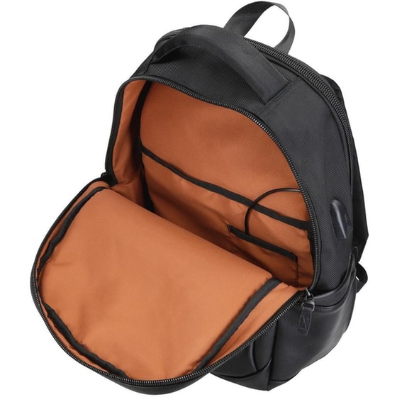Pepe Jeans Τσάντα Πλάτης 30x42x14.5cm Σειρά Egham - Μάυρο image 1