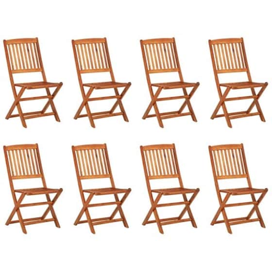 Vidaxl Σετ Τραπεζαρίας Κήπου 9 Τεμαχίων Από Μασίφ Ξύλο Ακακίας image 3