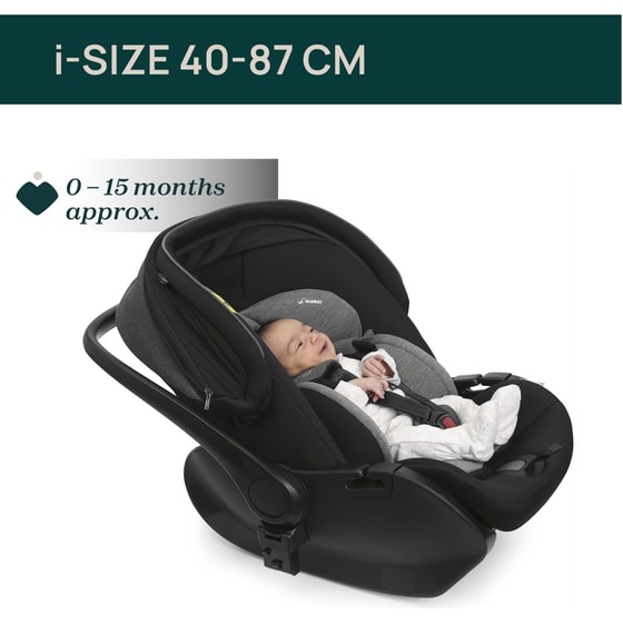 Chicco Βρεφικό/ Παιδικό Κάθισμα Αυτοκινήτου First-Seat Recline i-Size χωρίς Βάση για Παιδί 40-87 cm Μαύρο Σατέν image 7