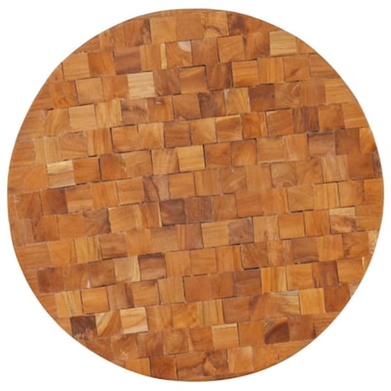 Τραπεζάκι Σαλονιού VidaXL από Μασίφ Ξύλο Teak 60x60x35cm - Καφέ image 5