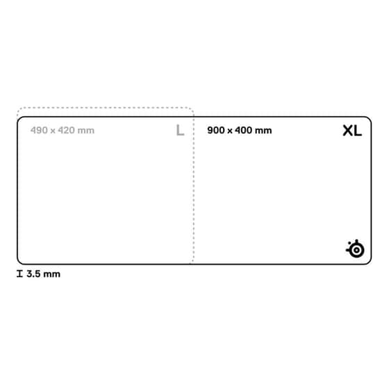 Steelseries QcK Performance Gaming Mouse Pad XL 900mm - Μαύρο image 3