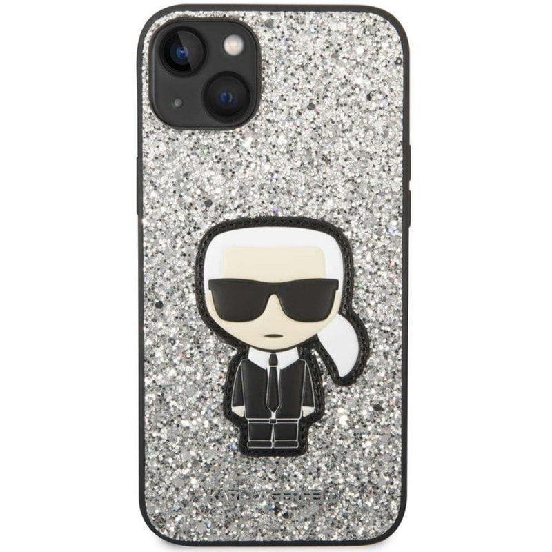 KARL LAGERFELD Θήκη Apple iPhone 14 Plus - Karl Lagerfeld - Ασημί