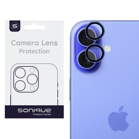 Προστατευτικό καμερώνAppleiPhone 16/ 16 Plus - Sonique Camera Protection Lens Pro - Blue image 0