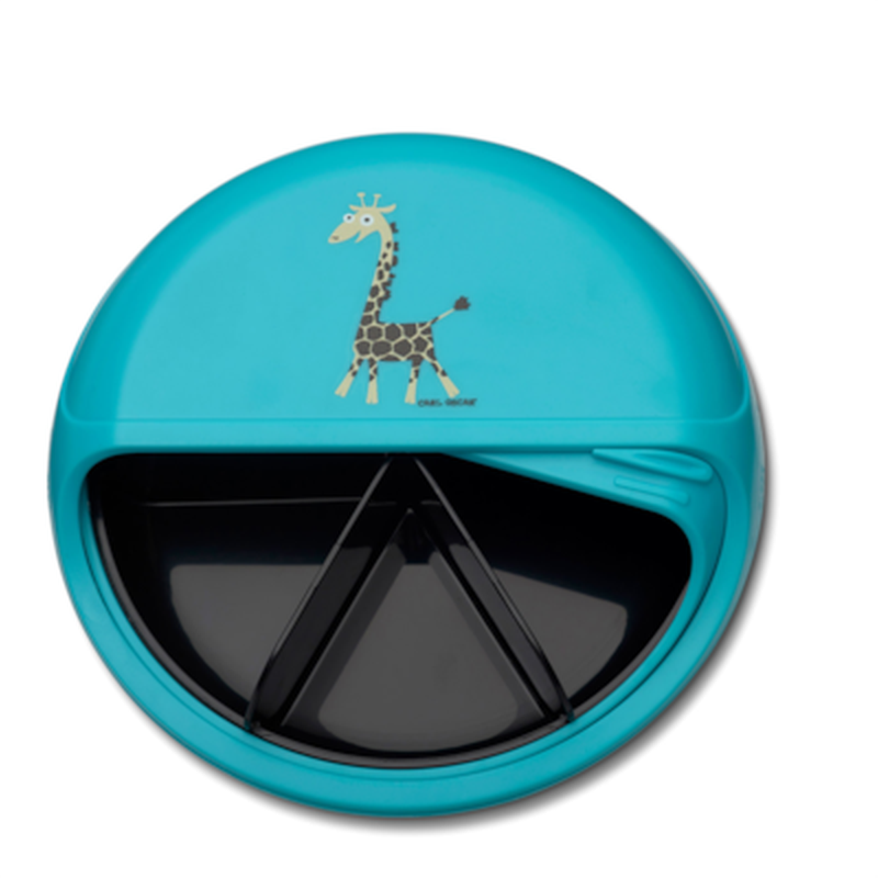 CARL OSCAR Φαγητοδοχείο Carl Oscar Snackdisc Turquoise Giraffe