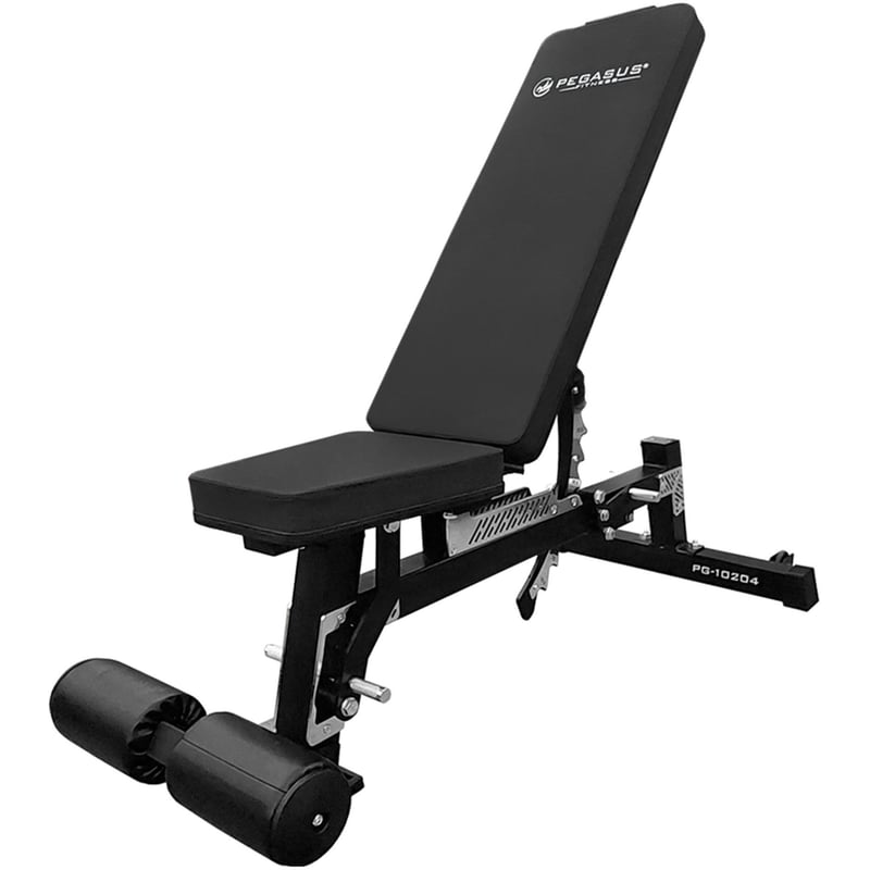 Πάγκος Γυμναστικής PEGASUS PG‑10204 Ρυθμιζόμενος Μαύρος