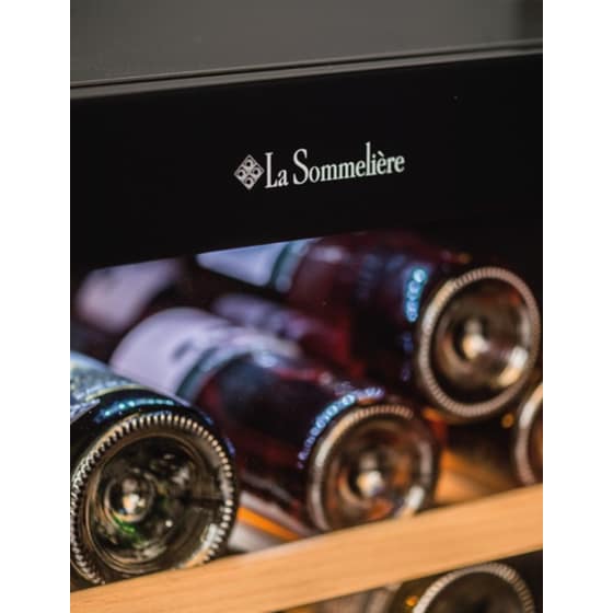 LA SOMMELIERE SLS45DZ για 45 Μπουκάλια Anti-Vibration Σύστημα Μαύρο Συντηρητής Κρασιών image 4