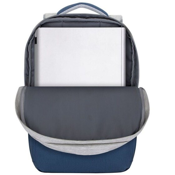 Τσάντα Backpack Rivacase Prater 17.3" Grey/Dark Blue image 7