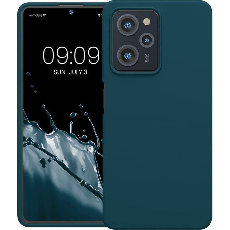 KWMOBILE Θήκη Xiaomi Redmi Note 12 Pro 5G / Poco X5 Pro - Kwmobile Soft Flexible Rubber Cover F11 - Μπλε